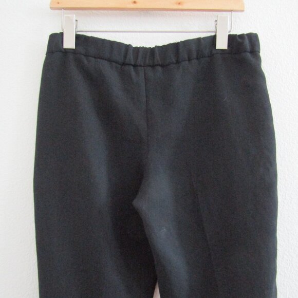 Aritzia Wilfred Pants 2 Black Pull On Tapered Leg Business Casual Work Capsule - Picture 5 of 10